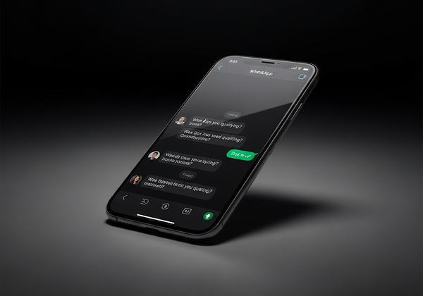 WhatsApp enquiries sorted into a list