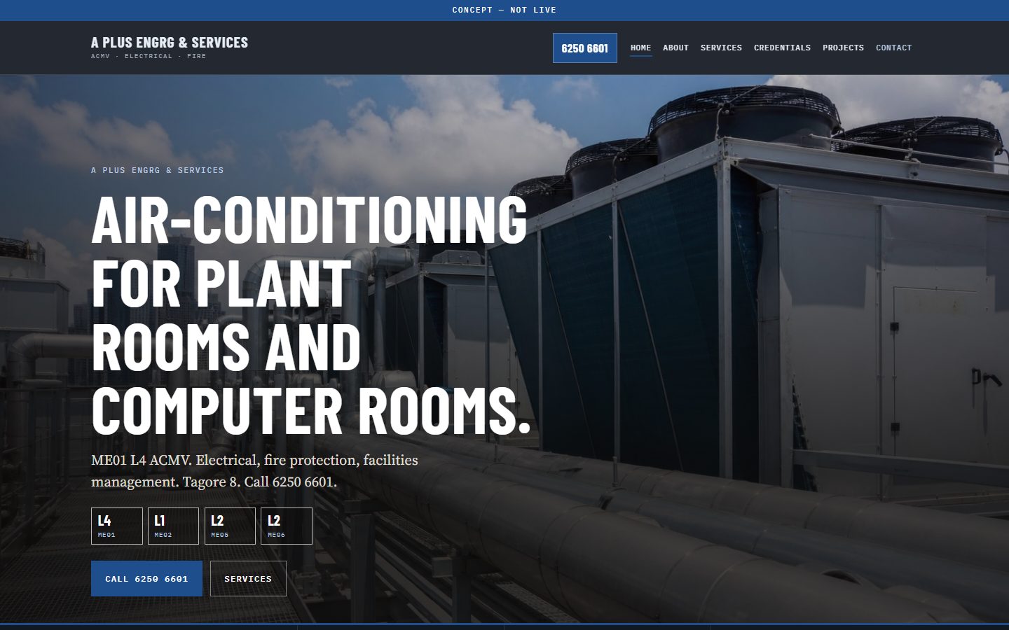 A Plus Engineering sample website by Joji